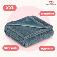 Love Blanket - Waterdicht Deken XL (145x216 cm) - Grijs