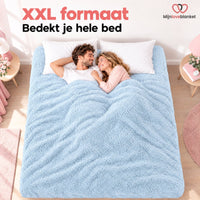Love Blanket - Waterdicht Deken XL (145x216 cm) - Blauw